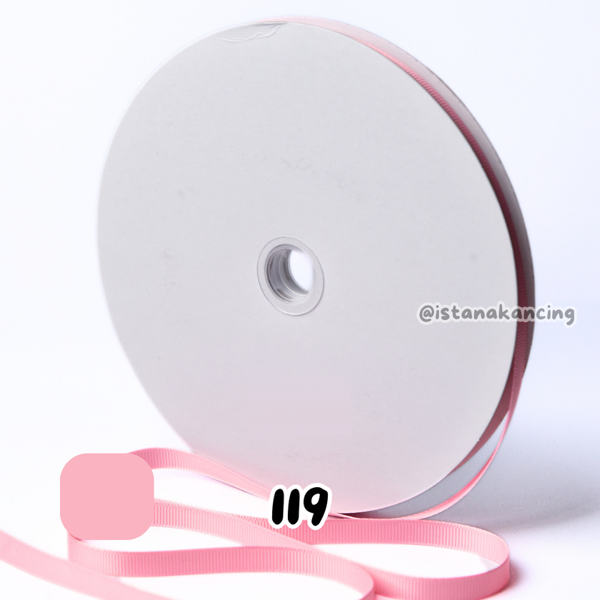 Grosgrain Wajah Ganda 3/8