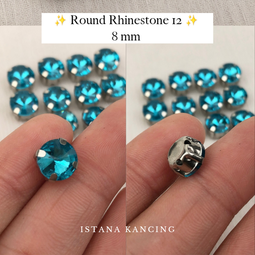 Round Crystal Claw Setting 8mm