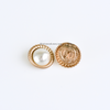 Mermaid Pearl Button