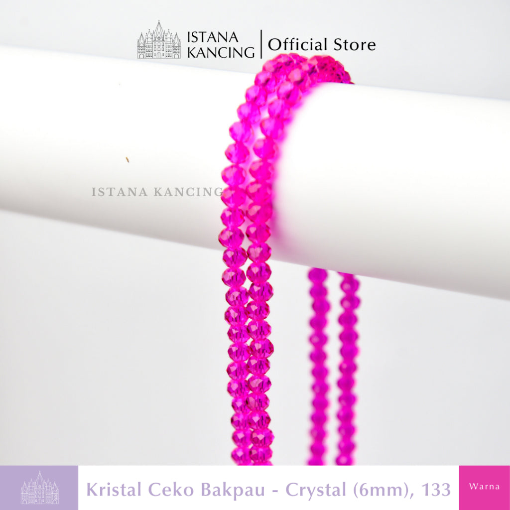 Kristal Ceko Bapau 6mm
