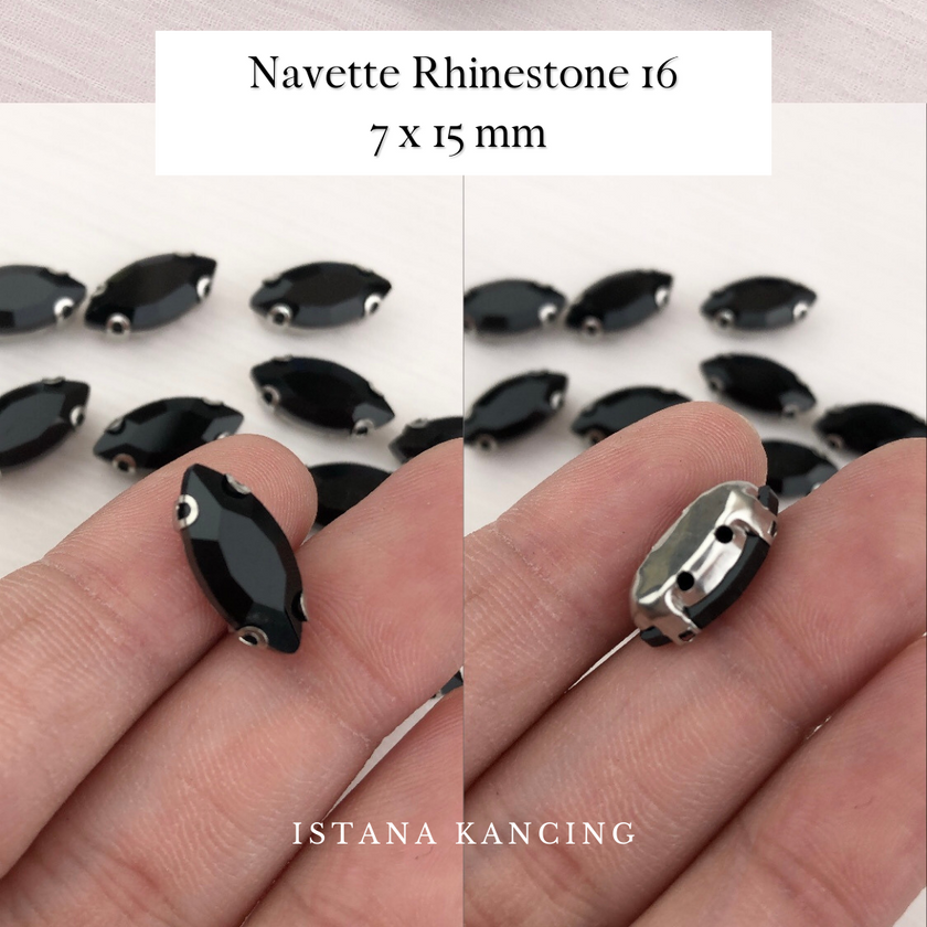 Navette Crystal Claw Setting 7x15mm