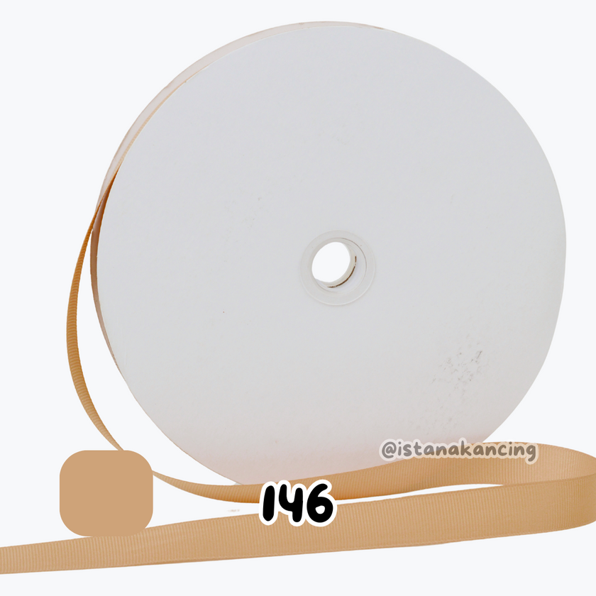 Grosgrain Wajah Ganda 3/4