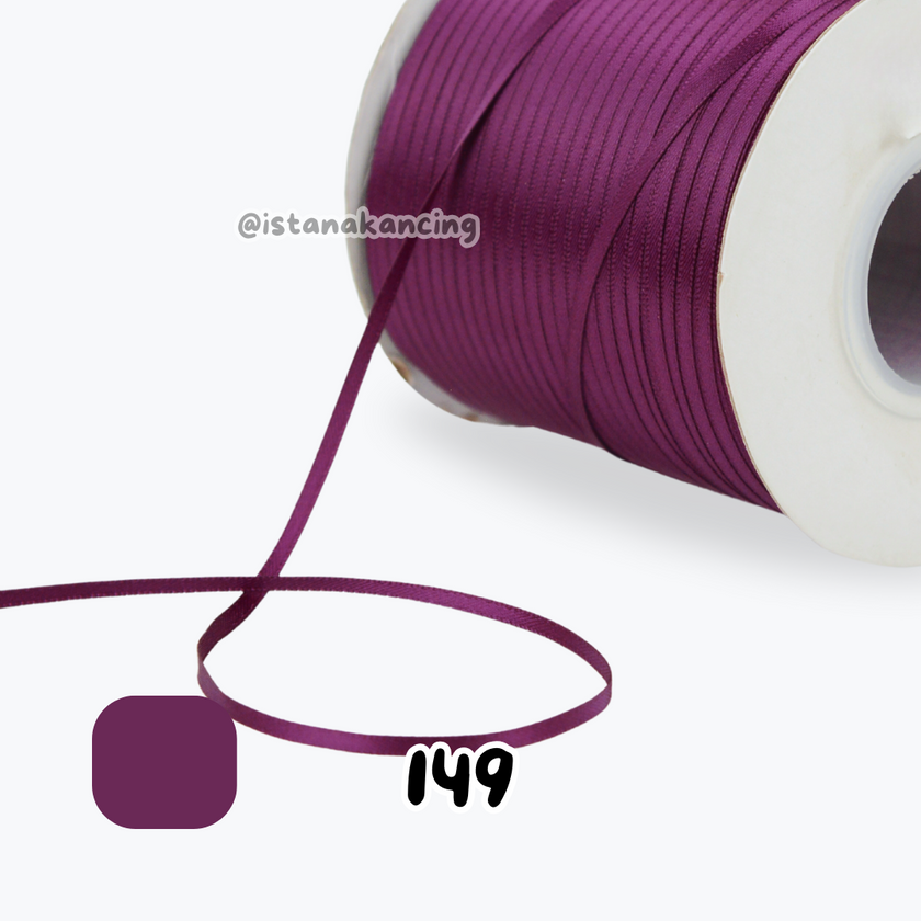 Double Face Satin Ribbon 1/8