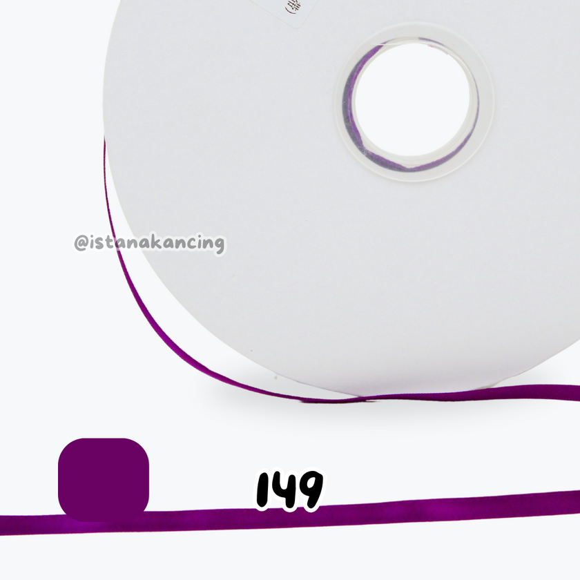 Double Face Satin Ribbon 1/4