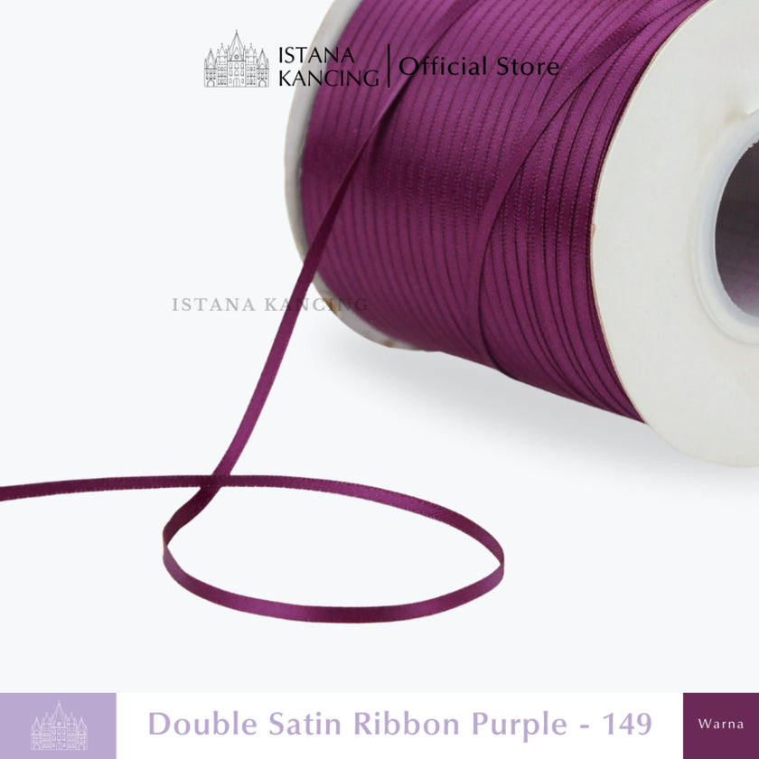 Double Face Satin Ribbon 1/8