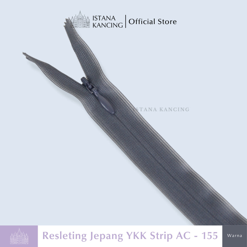 Resleting YKK Tak Terlihat - Strip AC