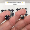 Round Crystal Claw Setting 8mm