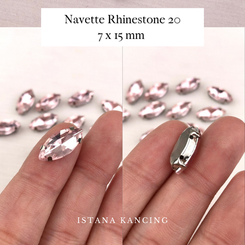 Navette Crystal Claw Setting 7x15mm