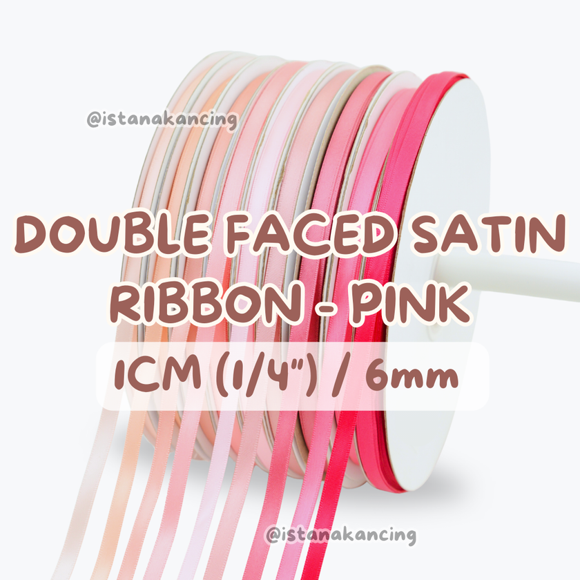 Double Face Satin Ribbon 1/4