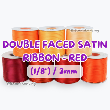 Double Face Satin Ribbon 1/8