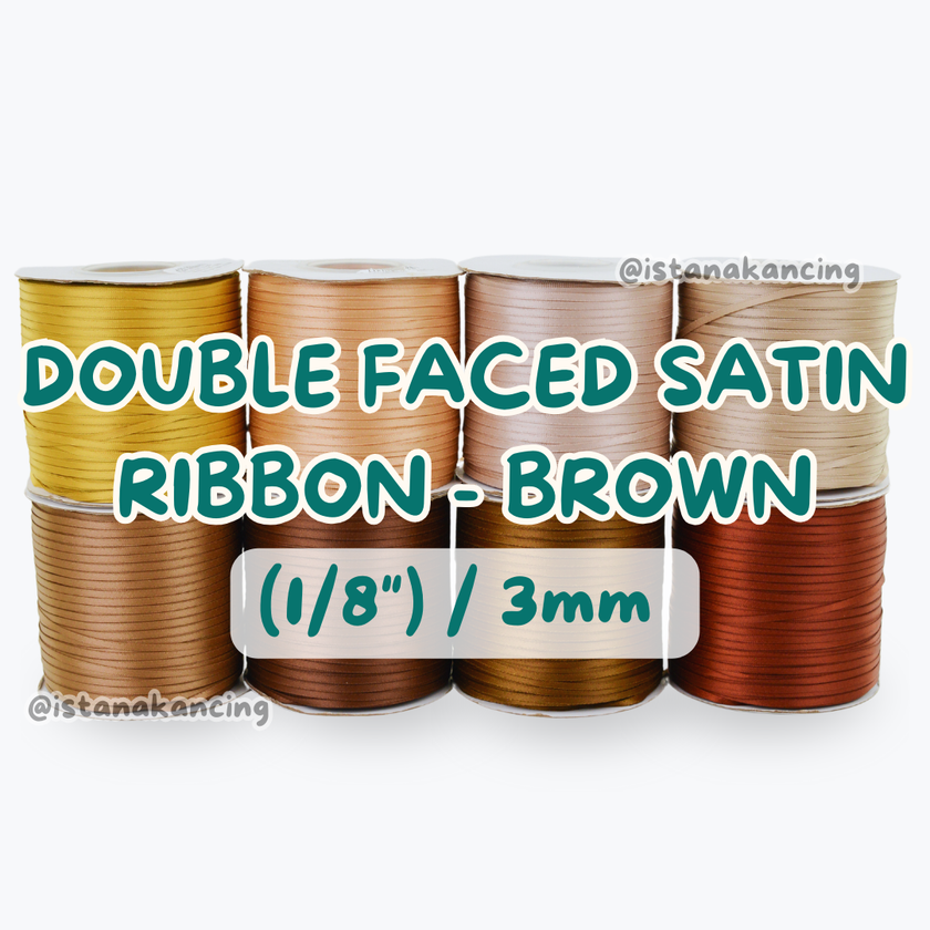 Double Face Satin Ribbon 1/8