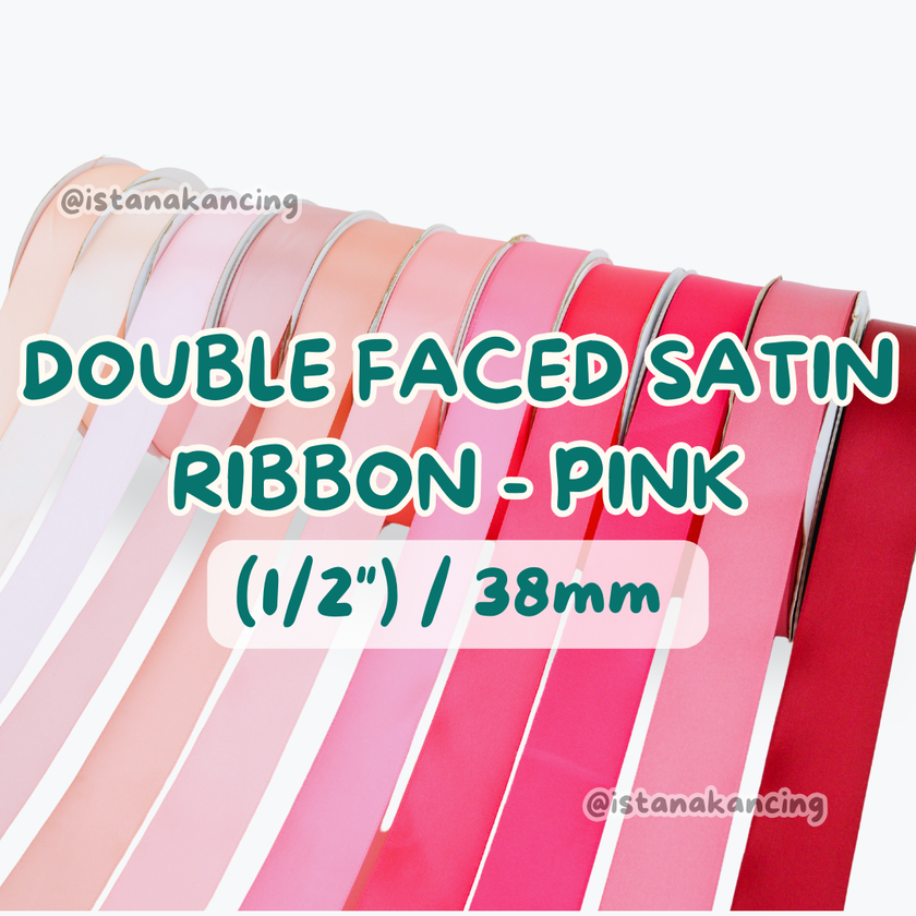 Double Face Satin Ribbon 1/2