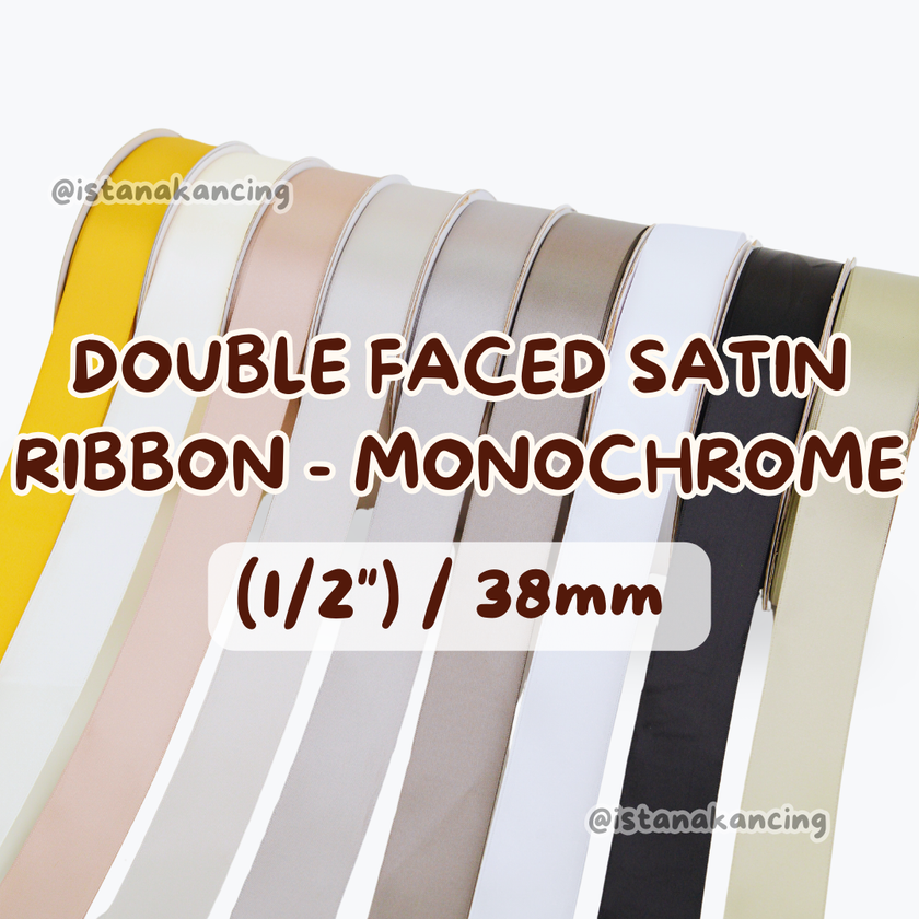 Pita Satin Dua Sisi 1/2