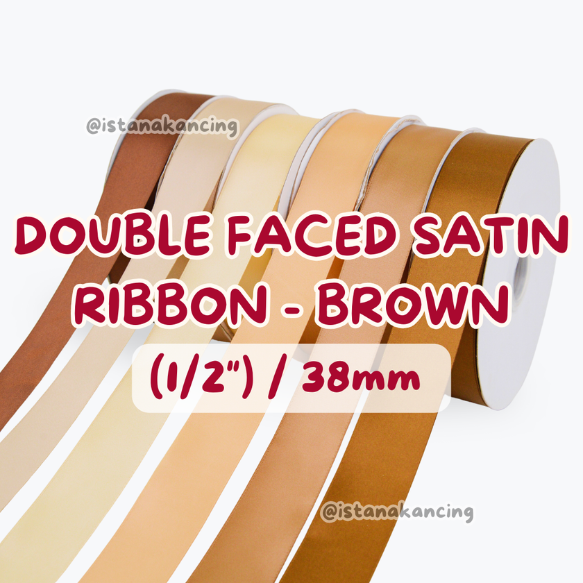 Double Face Satin Ribbon 1/2