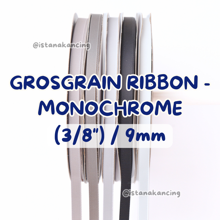 Grosgrain Dua Sisi 3/8