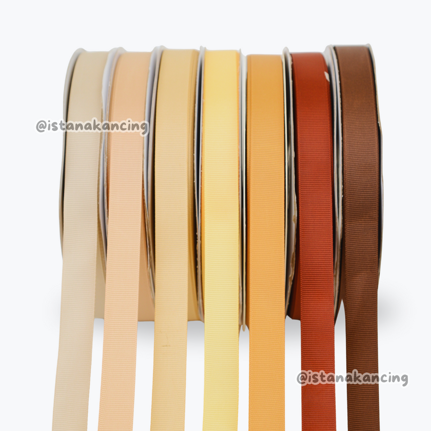 Grosgrain Wajah Ganda 3/4