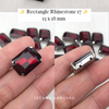 Rectangle Crystal Claw Setting 13x18mm