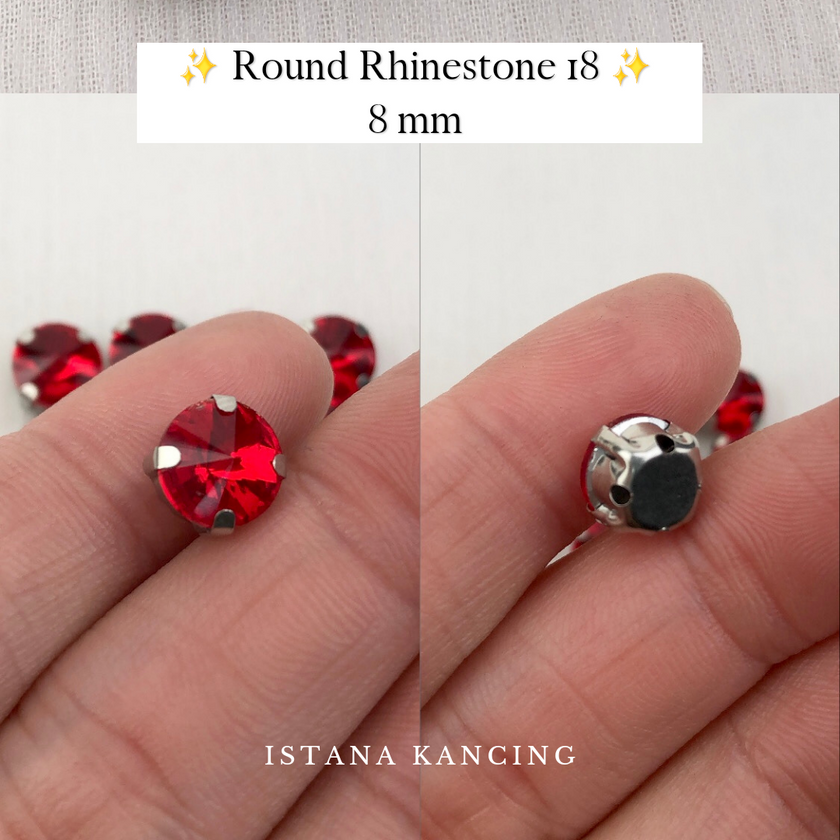 Round Crystal Claw Setting 8mm