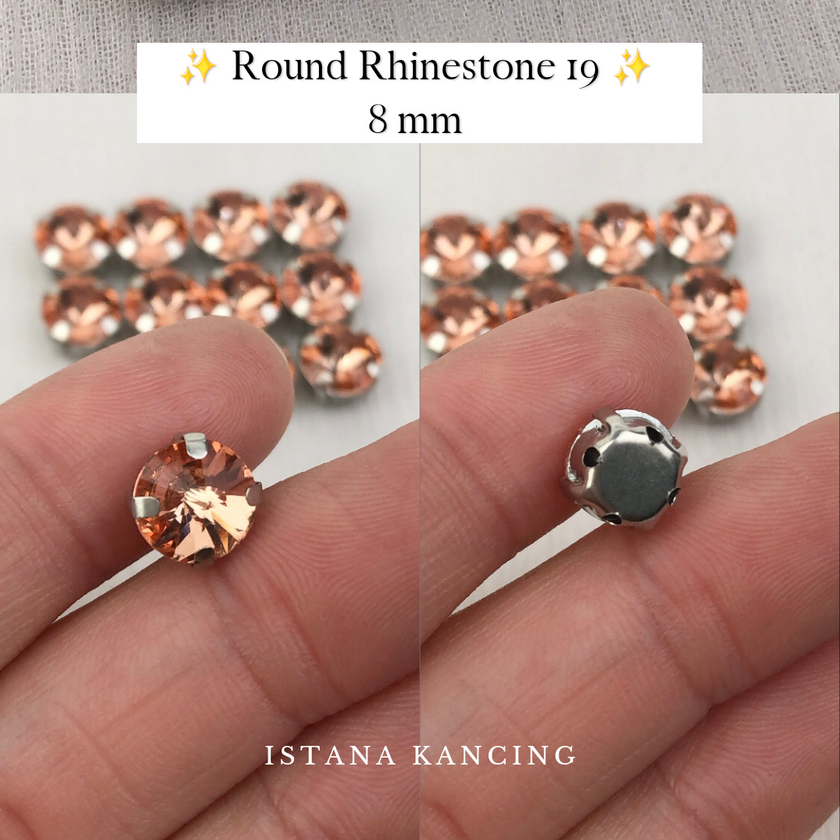 Round Crystal Claw Setting 8mm