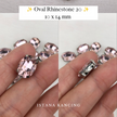 Oval Crystal Claw Setting 10x14mm