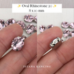Oval Crystal Claw Setting 8x10mm