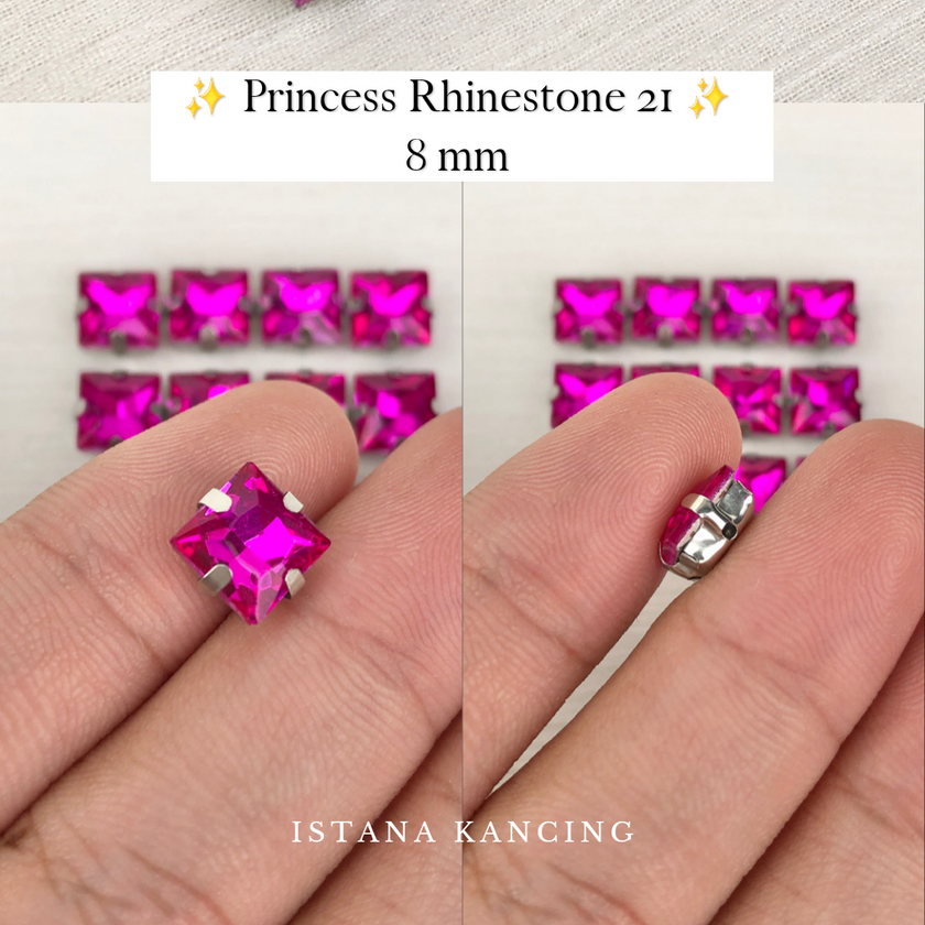 Princess Crystal Claw Setting 8mm