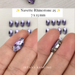 Navette Crystal Claw Setting 7x15mm