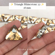 Triangle Rhinestone 18mm