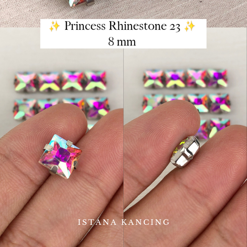 Princess Crystal Claw Setting 8mm