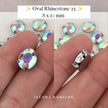 Oval Crystal Claw Setting 8x10mm