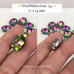 Oval Crystal Claw Setting 10x14mm