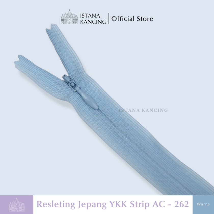 Resleting YKK Tak Terlihat - Strip AC