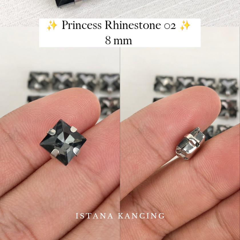 Princess Crystal Claw Setting 8mm