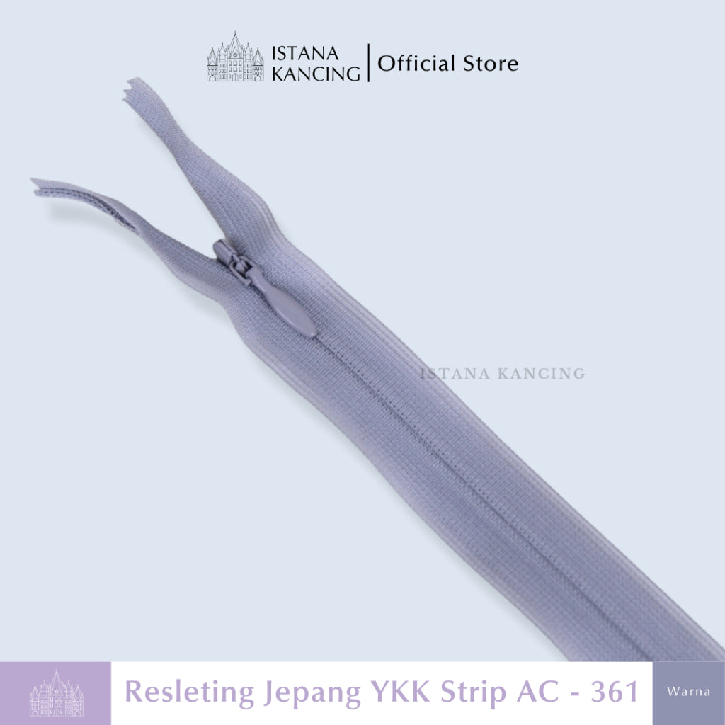 Resleting YKK Tak Terlihat - Strip AC