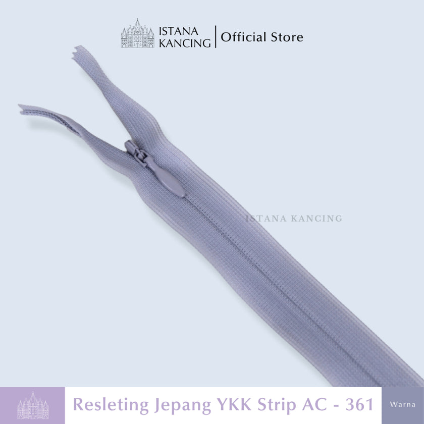 Resleting YKK Tak Terlihat - Strip AC