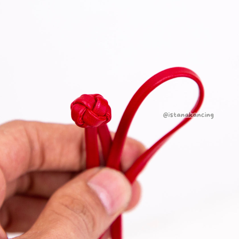 Jamie Leather Cheongsam Frog Button