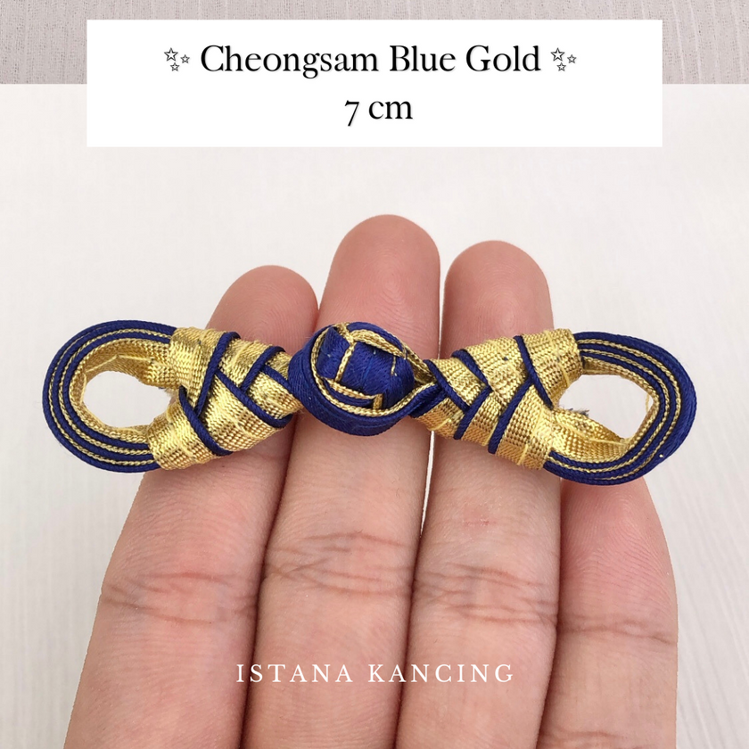 Cheongsam Frog Button Gold