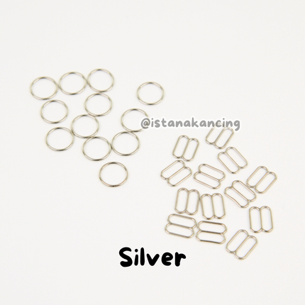 Adjuster Bra Silver 6mm