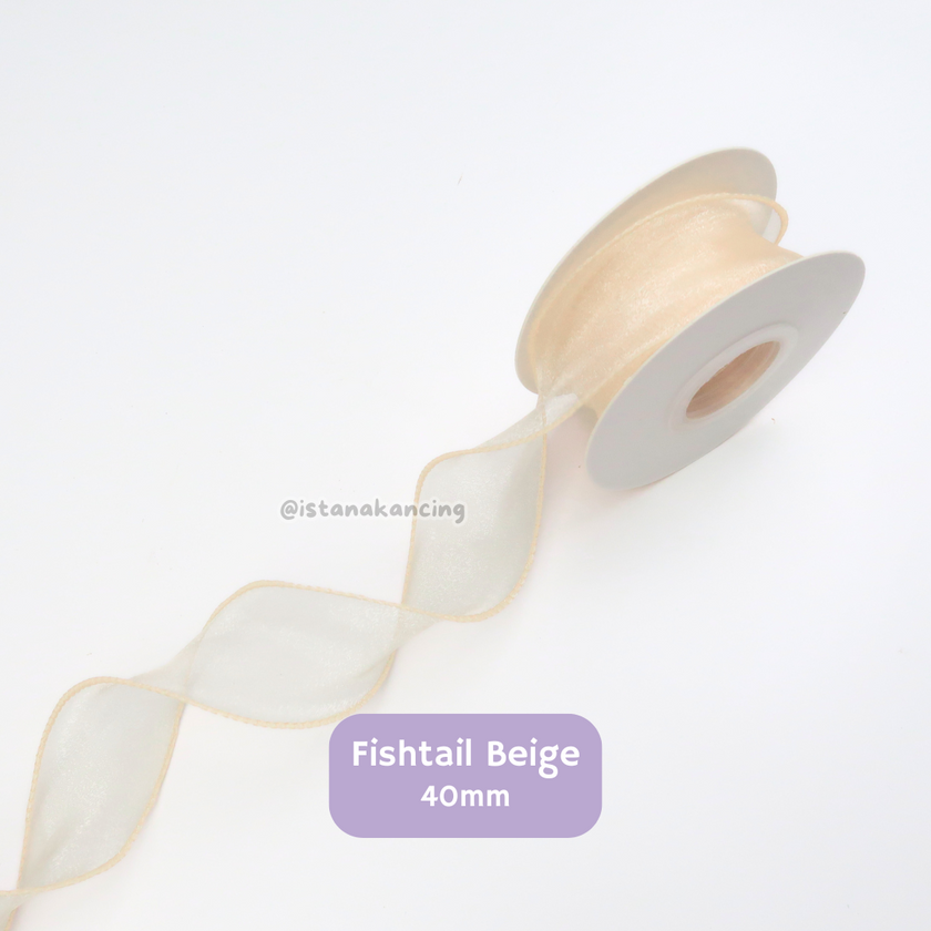 Pita Fishtail Gelombang 40mm