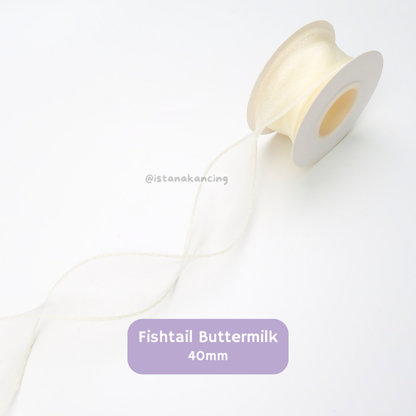 Pita Fishtail Gelombang 40mm