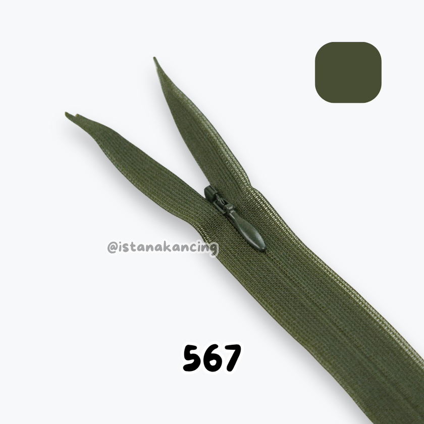 YKK Invisible Zipper - Strip D