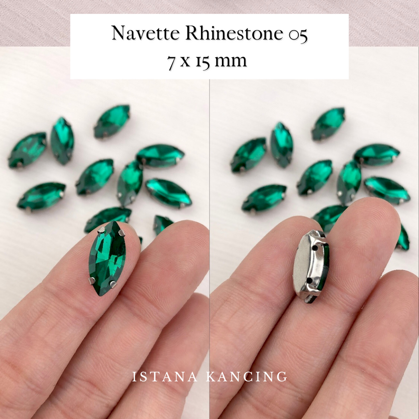 Navette Crystal Claw Setting 7x15mm
