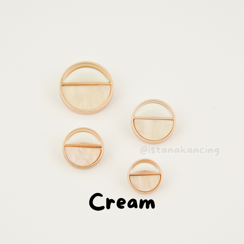 Arielle Marble Button