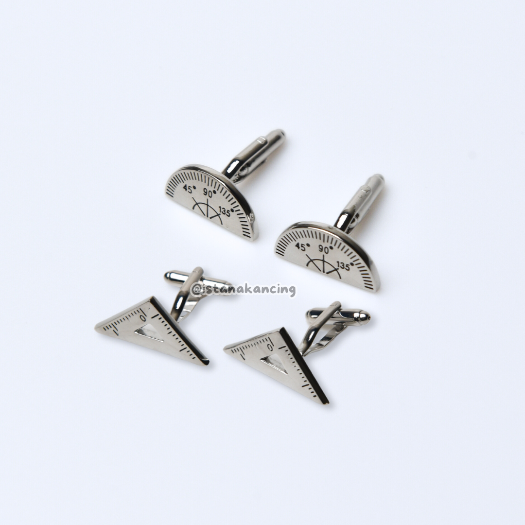 Cufflink Ruler & Triangle