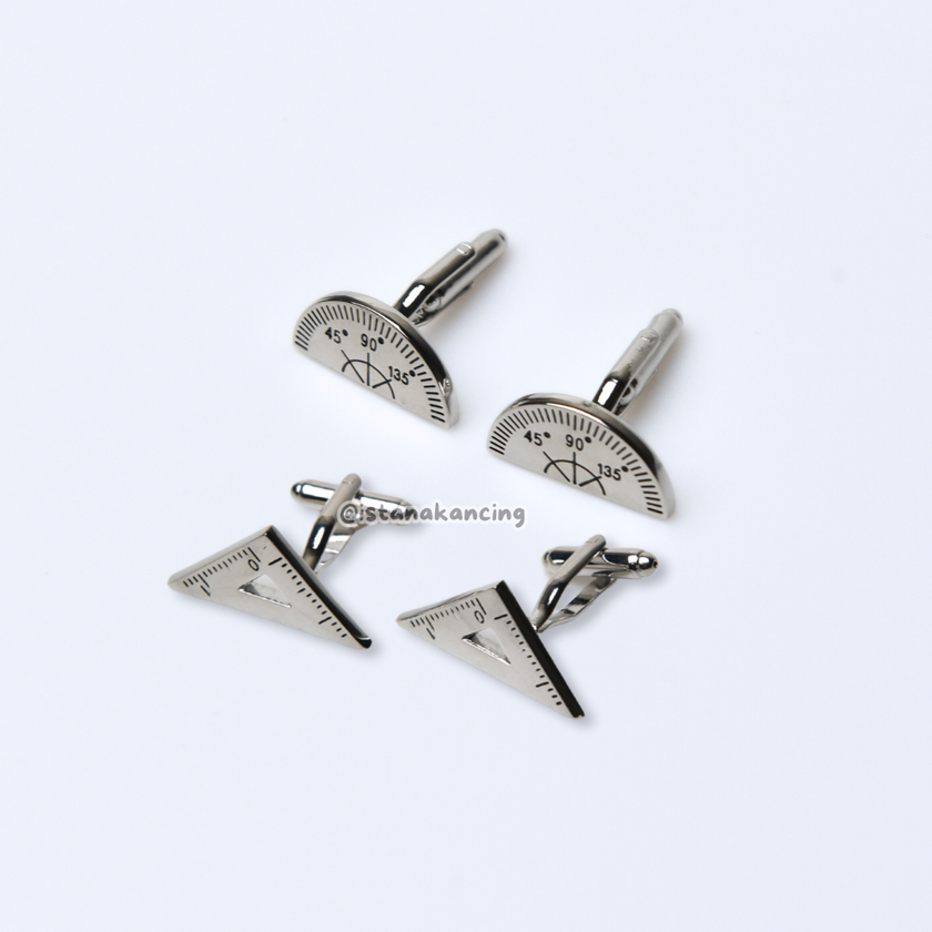 Cufflink Ruler & Triangle