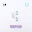 Navette Pastel Rhinestone 7x15mm