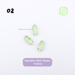 Navette Pastel Rhinestone 7x15mm