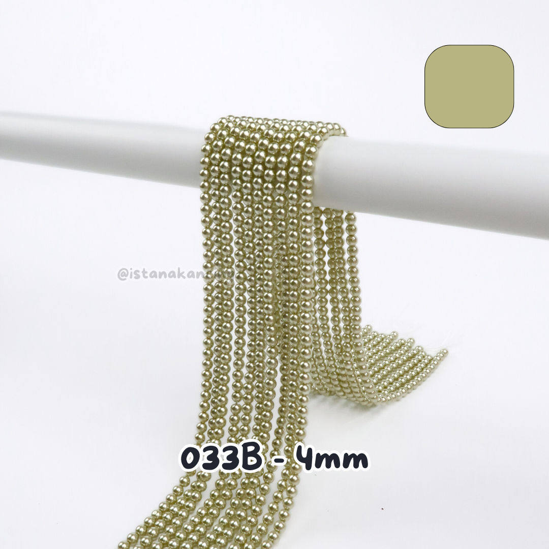 Mutiara Sintetis 4mm Pt 2