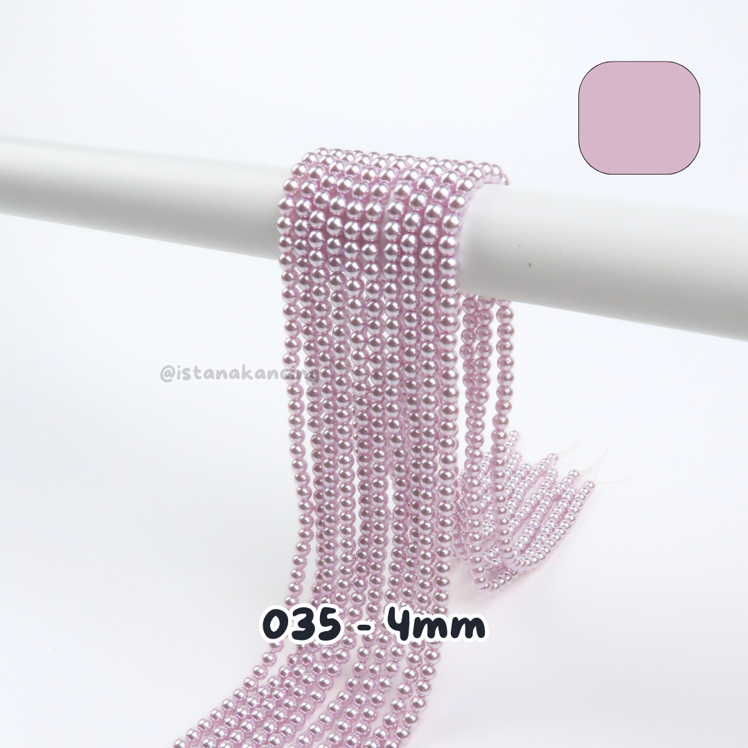 Mutiara Sintetis 4mm Pt 1