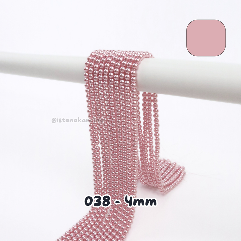 Mutiara Sintetis 4mm Pt 1